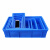 稳斯坦 WST074 加厚塑料周转箱 零件元件物流收纳箱物料工具盒 360-120厚箱#420*290*130