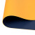 柯瑞柯林MP1260BY加厚PU皮革桌垫防滑防脏易收纳办公双色双面保护垫宝蓝+橘黄60*120cm 1张装