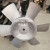 适用于HTF消防高温排烟风机叶轮叶片 钢制扇叶碳钢风叶 风机配件 4.5#(直径450mm)