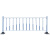 瑞力马（RUILIMA）市政道路护栏城市公路交通安全护栏隔离栏防撞马路中央分流隔离栏 防眩板护栏1.2米高/每米