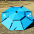 臻佑（Grsaed）钓鱼伞2.0米双层黑胶防雨加厚伞杆钓伞万向调节户外透气遮阳伞沙滩伞垂钓用品蓝色