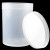 冰禹 塑料瓶加厚广口储存罐 大口直立桶存储密封桶油墨罐 250ML半透明 bf-96