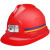 矿工安全帽国标煤矿井下矿山专用反光条施工挂灯劳ABS头盔 PE磨砂矿工帽蓝色
