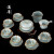 汉唐青瓷可开片盖碗套组家用功夫茶具公道杯套装茶杯哥窑整套瓷器 单个青瓷暗香杯