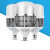 PULIJIE LED大功率节能灯螺旋灯泡白光暖光 LED球泡-E27螺口千足银款 白+36W