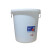 珠塑 ZHUSH 大号加厚塑料水桶带盖圆桶工厂储水桶垃圾塑胶桶大白桶/盖65L