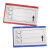 阿力牛 ABS108 磁性标签 仓库货架标识牌 标识物料卡 材料卡片  红色5*10cm特强磁