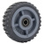 奔新农风火轮聚氨酯脚轮 耐磨轻音重型工业轮子 6寸单轮1个 灰色