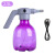 洛楚（Luxchic）电动喷水壶2.5L透明紫色 USB喷壶商用洒水壶浇花壶园艺充电喷雾壶消毒喷雾器