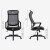 永艺 电脑椅 人体工学办公椅子家用透气网布靠背椅职员椅老板椅 可升降 黑框高背1069E