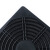 普力捷 三合一防尘网罩 轴流风机散热风扇塑料过滤网罩 80黑色