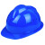 LISM国标工地安全帽透气男建筑施工加厚玻璃钢领导工人头盔 圆顶玻W 白色