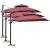 飓程 气动元件 罗马伞方2.5米 单位：台 双顶酒红色 
