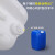 带内盖塑料小方桶密封扁桶耐酸碱化工桶加厚实验室废液桶专用收集 深蓝色 25L深蓝色-B款