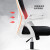 莱克-帝家 电脑椅学习椅办公椅电竞椅会议椅人体工学椅书房家用学生座椅 【3D头枕】白框黑网+头枕