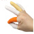 一次性乳胶工业手指套劳保美容美甲防尘防滑耐磨橡胶手指套 白色均码500克/2包 约1560个