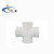米星（MSTAR）PVC排水管件 十字等径异径四通 加厚平面PVC四通 白色 125*110（1个装）