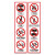 稳斯坦 W5605 (2张)乘坐电梯安全须知提示牌 使用注意事项说明贴 安全标识9(15*15cm)
