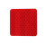 海斯迪克 HKL-165 安全反光贴车门车尾警示贴 汽车摩托夜光贴 5cm方形 红色10个