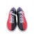 CARLOS KAYLA 保龄球鞋男女同款 时尚休闲防滑橡胶超纤底透气PU皮 红色 35