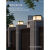 太阳能柱头灯户外现代防水别墅大门围墙灯花园柱子门柱柱灯 2150太阳能款特大号