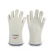 钢铁冶金电焊实验室烤箱防烫防护手套NFFF3533手套隔热手套 白色耐高温300