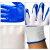 曼睩 48双优质胶款 手套劳保工作耐磨橡胶胶皮带胶塑胶防滑挂胶手套