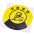 海斯迪克 HKQS-20 地面安全标识 磨砂地贴 警示牌贴纸纸直径30cm 物流通道(1)