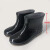 胜丽 雨鞋男款 低筒防水雨靴 防滑耐磨耐脏 劳保水靴  FPD020M 黑色 46码 1双装
