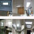 1.2米客厅灯长方形大尺寸LED超薄吸顶灯长条灯办公室灯具阳台书房过道走廊灯 黑色款宽15*长40cm16W正白光