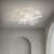 意大利设计师客厅吸顶灯高级感温馨主卧室灯创意艺术儿童房花瓣灯 原版工艺-黑色吊灯款