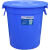 大号垃圾桶户外塑料环保酒店餐厨工业商用圆形带盖大容量收纳水桶 200升垃圾袋50只