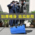 南京苏州垃圾分类垃圾桶带盖大号商用240L升公共场合小区户外环卫 100L-A带轮桶 蓝色-其他垃圾【苏州版】