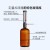 套筒式可调定量加液器透明棕色玻璃加液瓶塑料套装250 500 1000ml 方瓶套装-250ml