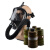 邦固 MF14型防毒面具+0.5米管+P-B-3（1号罐）自吸过滤式全面罩三件套 防无机有毒气体