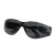 代尔塔/DELTAPLUS 101118 舒适型安全护目镜 防刮擦黑色太阳眼镜 1副装
