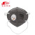 思创（SICHUANG）AC9502 KN95折叠式独立装活性炭带阀 防尘防异味防护口罩 AC9502Z(头带) 1个
