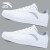 安踏男鞋夏季板鞋男士休闲小白鞋2024新款白色滑板鞋春旅游运动鞋子男 白灰 43