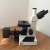 4XB显微镜4XC三目倒置金相显微镜可配金相理化分析软件带调试 4XC三目金相显微镜