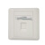 吉菲达 单口网络信息面板 86型工程级网络面板 （不含模块）JFMB-8601 1个 白色