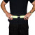 赫思迪格 荧光可调节安全警示反光腰带 交通骑行夜跑反光带 HGJ-1562