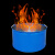 杰通 优质消防锹 消防桶半圆消防锹尖头铲子火钩桶工具消防器材沙桶GN-23