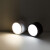 开尔照明（CARE）LED明装筒灯 免开孔筒灯 4寸12W白光 客厅吊顶简约筒灯 白壳精品系列