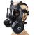 雅恪尚 FMJ05型防毒面具化工毒气自吸过滤头戴式防毒面罩 防毒面具+滤毒罐（防烟雾）