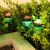 太阳能草坪灯别墅布置地灯户外花园草地装饰室外防水插地灯 LK1108小号圆形草坪灯白光