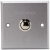 皇冠电子门禁系统86型金属按钮开关铝合金拉丝面板平开门机定制