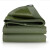 鑫亨达（XINHENGDA）加厚耐磨户外防晒有机硅单面挂胶帆布防雨布军绿色600g/m²10米×15米1块