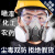 弘泉防毒面具喷漆化工防尘防护面罩全面罩全脸打农药放毒气体呼吸专用 410防尘毒套装+30片梯形棉