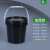 批发化工桶塑料桶包装桶黑色避光桶pp桶试剂瓶方桶避光塑料罐 4L黑色桶