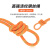 SHANDUAO 钢丝芯安全绳 高空作业带钢丝保险绳 户外防坠落保护绳SD276 16mm钢丝绳双钩(10米)
